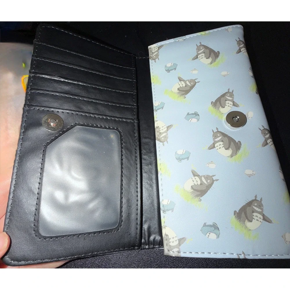 Studio Ghibli My Neighbor Totoro Bifold‎ Long Wallet Women Blue